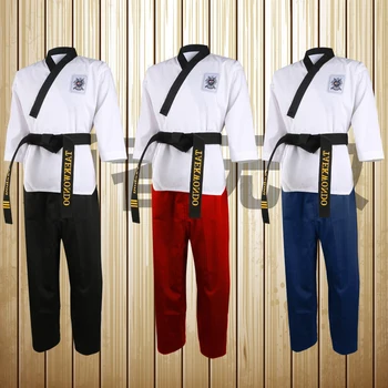 Svetu Usposabljanje Taekwondo Poomsae Dan Praksi doboks Najstniki Moški&Ženske Višji Unisex Master Dan Taekwondo uniforme, Obleke Obleko