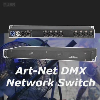 Art-Net/DMX mrežno Stikalo za Razsvetljavo Artnet 8 Vrata DMX Splitter 1Ports Tiger Dotik ali MA2 Konzole Strokovno DMX Splighter