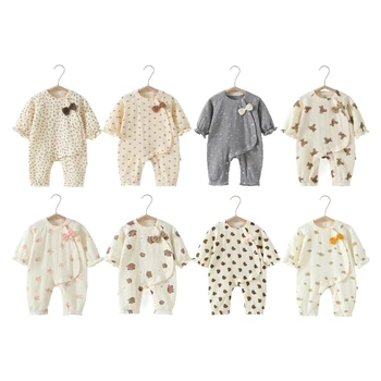 Baby Poletje Romper Toddlers Jumpsuit Novorojenčka Pyjama Playsuit Otroška Oblačila Darilo H37A