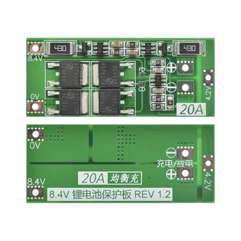 2S 20A 7.4 V 8.4 V 18650 Baterija Litij-Protection Board BMS Odbor Standard Bilance Modul Diy Elektronskih