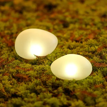 Sončne Svetlobe LED, Zunanji Sijaj Tlakovanih Svetilka Svetilnosti Kamen Festival Razsvetljavo Prodnate RGB Vrt Lahka Pot Vrt Dekor