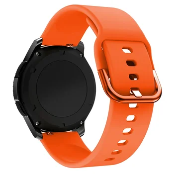 Šport silikonski Watch band za Samsung Prestavi S3 Klasične Meje 22 mm Silikonski gel Watch Pasu S 3 šport Trak Zamenjava Zapestnica