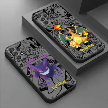Pokemon Pikachu Gengar Primeru Telefon za Samsung Galaxy A72 5G A11 A21s A51 A12 A22 A52 A31 A32 A71 4G A91 A41 A42 TPU Mehko Pokrov