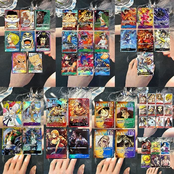 EN KOS Op02 Sanji Monkey D. Luffy predstavnica nami-ja Igri Zbirki Kartic ACG Anime Igre Zbiranje Barve Flash Kartice Darila za Prijatelje