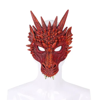 Animacija, Igre Dragon Masko Cosplay Risanka 3D Različica Živali Gothic Punk HD Maske Halloween Igre, Igrače, Rekviziti za dodatno Opremo