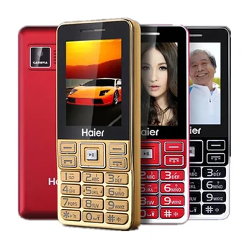 Haier M319 Mobilni Telefon Kovinski Okvir Za 2,4 Palčni 2G GSM Dual Sim Bluetooth Svetilka MP3 Radio Kamera BigHorn Pritisni Gumb mobilni telefon
