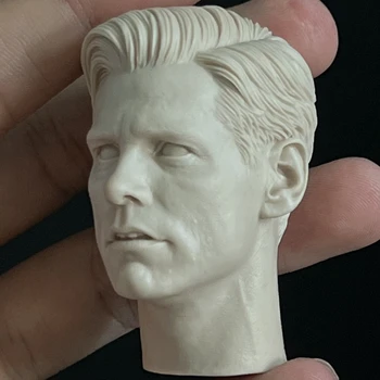 1/6 Obsega Unpainted Jim Carrey Glavo Skulptura Model Za 12 inch Dejanje Slika Lutke Zbirka Anime Glavo Skulptura