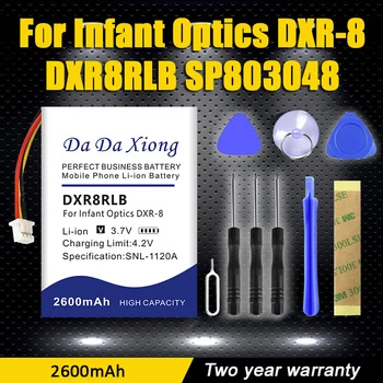 DaDaXiong Visoke Kakovosti 2600mAh DXR8RLB Baterija Za Malčke Optika DXR-8,DXR8RLB,SP803048 + Orodje