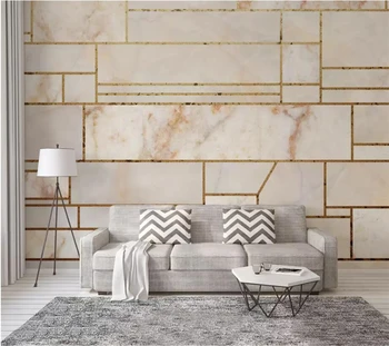 wellyu de papel parede par quarto ozadje po Meri Sodobnega minimalistični jazz bela geometrijske marmorja steni v ozadju tapety 3d