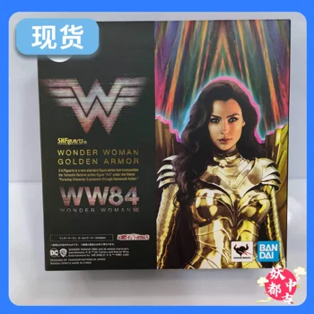 Bandai Prvotni MODEL KIT SHF Wonder Woman Anime Akcijska Figura Model Igrače Model, Darila Za fante, Zbirateljske Model