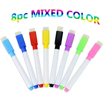 8 Barv Izbrisljivi Magnetna Tabla flomaster Tablo Marker Kreda Pisarna Šola Umetnosti Marker Študent otroška risba svinčnik