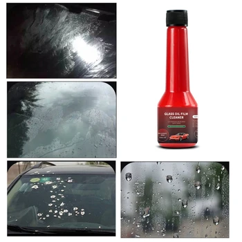 Okno avtomobila Rainproof Anti-fog Agent 80ml Visoko Obogatitev Oljni Film Odstranjevalec Vzdrževanje Vozila Dobave