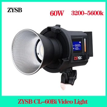 ZYSB CL-60Bi Bi-color LED Luči 60 W 3200-5600k Bliskavico LED Lučka za Portret Poroka na Prostem Streljanje VS 60-ih letih CL60 LUX100
