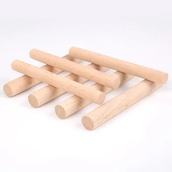 1PC Lesene Palice Lesene Palice, ki so Ročno izdelani iz Trdega lesa Palice Model Zgradbe Izobraževalne Igrače, Tkane Tapiserija, Oprema DIY Obrti