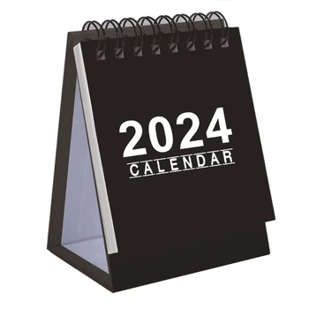 2024 Mini Koledar Izletov Večnamensko Okraski za Pisarniški Delavci in Študenti z Tednu Številke Stoji Koledarji