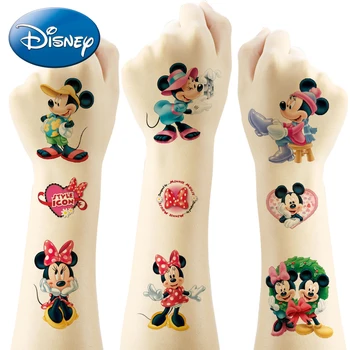 Disney Izvirniku Mickey Mouse Tattoo Nalepke Klasični Risani Akcijski Slika Mickey Minnie Rojstni dan, Božično Darilo za Dekleta
