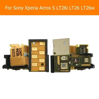 100% Resnična Stikalo power flex kabel za Sony Xperia Acros S LT26i LT26 LT26w gumb za vklop flex Za Sony LT26i Power flex kabel