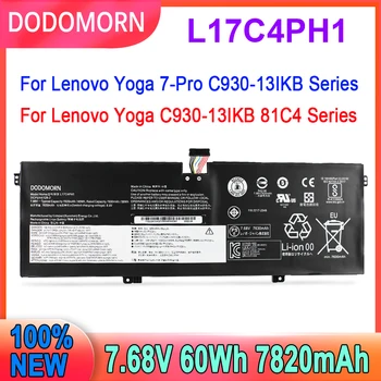 DODOMORN L17C4PH1 L17M4PH1 Laptop Baterija Za Lenovo Yoga 7 Pro 13IKB,C930-13IKB 81C4 L17M4PH2 L17M4PH3 5B10Q82425 7.68 V 60Wh