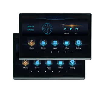 13.3-Palčni 4K Wifi Android 11.0 Avto TV Vzglavnik Zaslon Tabličnega Zaslona na Dotik Podporo Slušalke/HDMI v+Out/Ogledalo Povezavo Video Predvajalnik