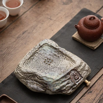 Kitajski Čaj, Ki Služijo Pladnji Luksuzni Drenažo Engrave Restavracija Urad Čaj Pladenj Za Dekoracijo Sušenje Sodobne Dienblad Gospodinjski Predmeti