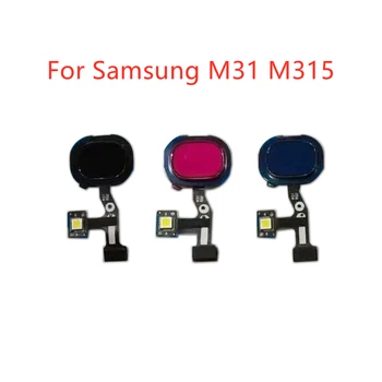 za Samsung Galaxy M31 M315 optični bralnik Prstnih Flex Kabel Touch Senzor ID Gumb Domov Vrnili Traku Flex Kabel za Popravilo Delov