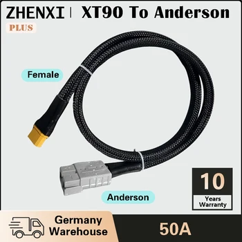 100CM 50A XT90, Da Anderson Svečke Za Polnjenje LiFePo4 Za RV Inverter Prenosne Postaje