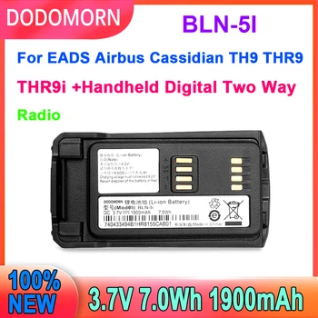 Za EADS Airbus Cassidian TH9 THR9 THR9i Ročni Digitalni dvosmerni Radijski Zamenjava Litij-Ionska Baterija BLN-5i 3,7 V 1900mAh