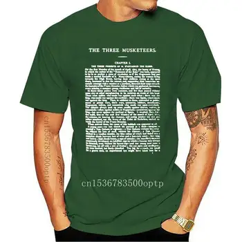 Moški Kratkimi Rokavi Tshirt Trije Mušketirji, ki Jih Alexandre Dumas Prvi Strani Majica s kratkimi rokavi Ženske t-shirt