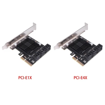SATA 3 PCI Razširitveno Kartico PCI-E/PCIE Krmilnik SATA SATA Multiplikator SATA3 6Gbps Asmedia ASM1166 Čip Za HDD SSD