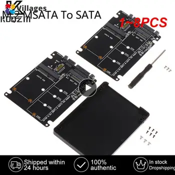 1~8PCS M. 2/mSATA, da SATA Adapter M. 2 NGFF mSATA SSD SATA3, da.0 2.5