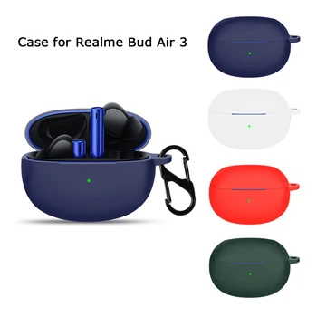 Zaščitna torbica za Realme Brsti Zraka 3 Bluetooth Slušalke Silikonski Primeru Zajema Lupini Za Realme Brsti Air3