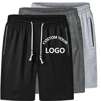 Moške športne hlače Poleti ohlapna športne hlače Moški tanke plaža hlače M-6XL po Meri Logo Športne Hlače