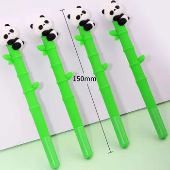 1 Kos Kreativni Risanka Srčkan Panda silikagel Pero Šoli pisarniškega materiala Tiskovine Darilo 0,5 mm Črno Črnilo, Pero Plastičnega Materiala