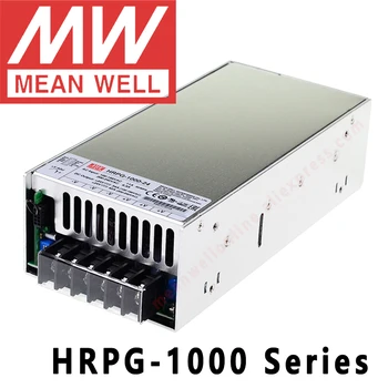 Izvirno Pomeni Tudi HRPG-1000 serije DC 12V 15V 24V 48V meanwell 1000W en izhod s PFC Funkcijo Preklopno Napajanje