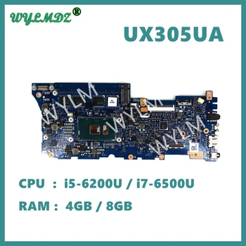 UX305UA Z i5-6200U i7-6500U PROCESOR, 4GB, 8GB RAM-a Mainboard Za Asus ZenBook UX305U UX305UA U305U Prenosni računalnik z Matično ploščo Preizkušen OK