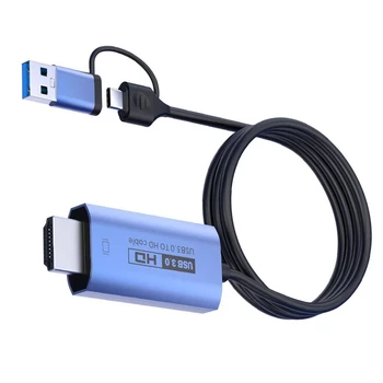 1080P 60HZ HD Pretvornik USB3.0-Združljiv Pretvorbo Kabel Adapter Delov Kabla Tip-C-Združljiv
