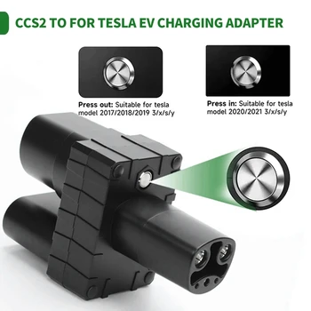 CCS2, Da Za Tesla EV Adapter za Polnilnik 400A EV DC polnilno Postajo CCS2, Da TPC Converter Za Tesla Model 3/X/S/Y Deli